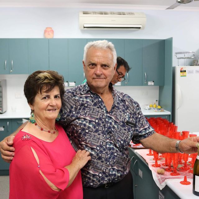 President of the St Maria Goretti group, Italo and his lovely wife Maria preparing the ravioli for the groups Christmas lunch 🤶🏻🎅🏻❤️🍝 #merrychristmas #buonnatale #capodanno #happynewyear